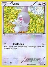 Axew - 12/12 card from McDonald's Promos 2012
