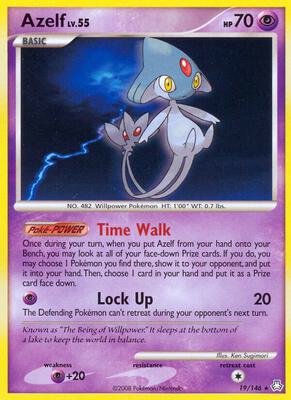 Azelf card from Legends Awakened