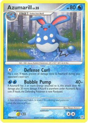 Azumarill card from Diamond and Pearl