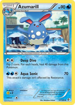 Azumarill card from Boundaries Crossed