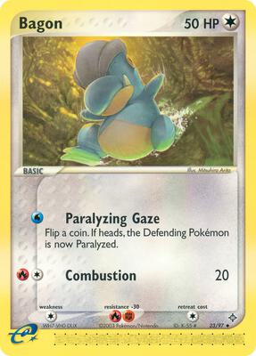 Bagon - 23/97 card from EX Dragon