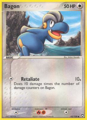 Bagon card from EX Power Keepers