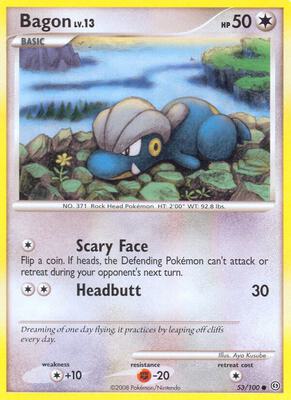 Bagon card from Stormfront