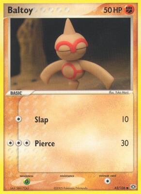 Baltoy card from EX Emerald