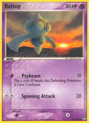 Baltoy card from EX Power Keepers