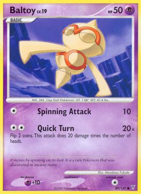 Baltoy card from Supreme Victors
