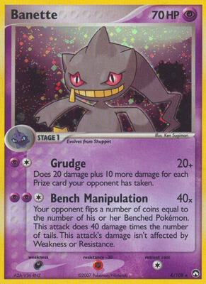 Banette card from EX Power Keepers