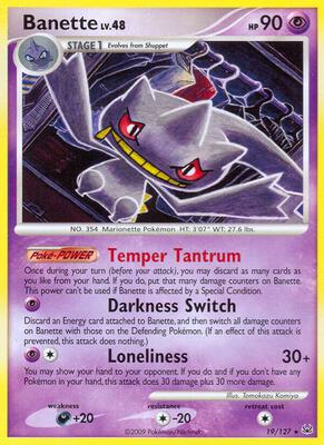 Banette card from Platinum