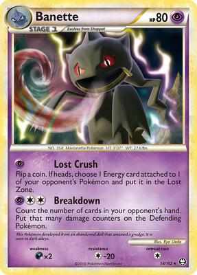 Banette card from Triumphant