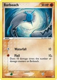 Barboach card from EX Holon Phantoms