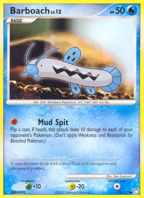 Barboach card from Mysterious Treasures