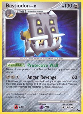 Bastiodon card from POP Series 6