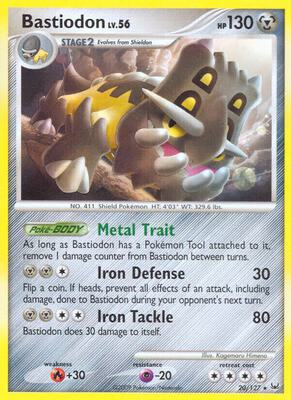 Bastiodon card from Platinum