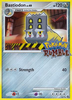Bastiodon card from Rumble