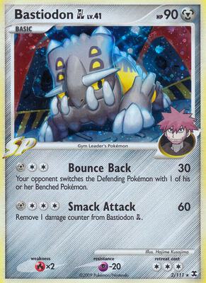 Bastiodon GL card from Rising Rivals