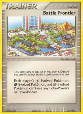 Battle Frontier card from EX Emerald