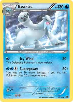 Beartic (31) card from Emerging Powers