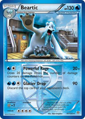 Beartic (Team Plasma) card from Plasma Storm