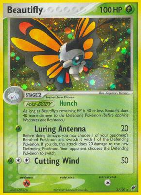 Beautifly card from EX Deoxys