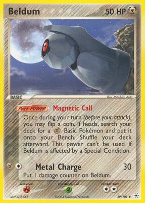 Beldum - 29/101 card from EX Hidden Legends