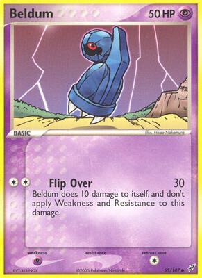 Beldum card from EX Deoxys