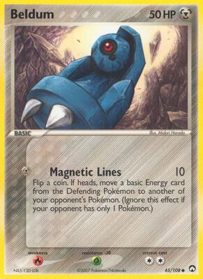 Beldum card from EX Power Keepers