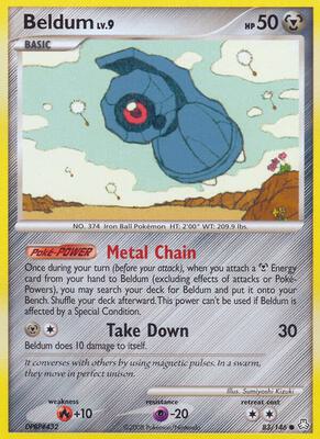 Beldum (83) card from Legends Awakened