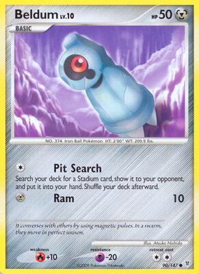 Beldum card from Supreme Victors