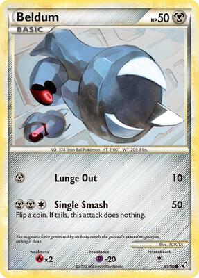 Beldum card from Undaunted
