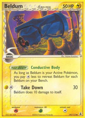 Beldum (Delta Species) card from EX Delta Species