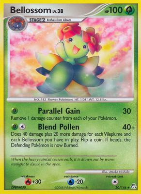 Bellossom card from Legends Awakened
