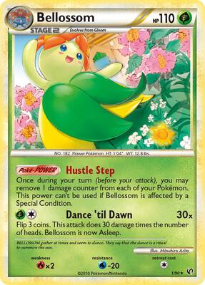 Bellossom card from Undaunted