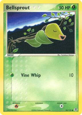Bellsprout card from EX FireRed & LeafGreen