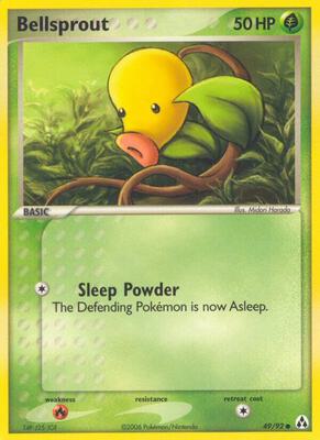 Bellsprout card from EX Legend Maker
