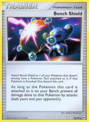 Bench Shield card from Arceus