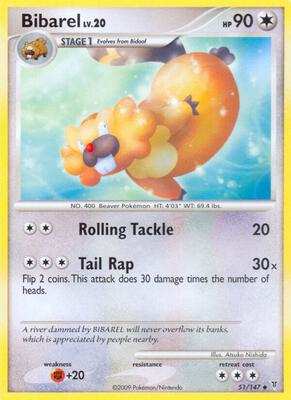 Bibarel card from Supreme Victors