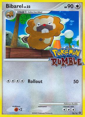 Bibarel card from Rumble