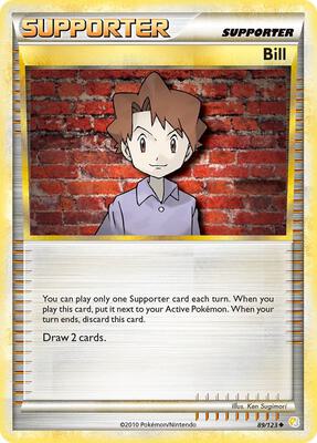 Bill card from HeartGold SoulSilver