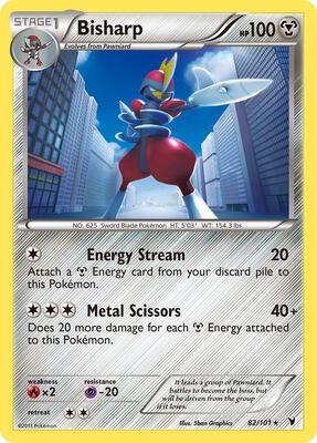 Bisharp (82) card from Noble Victories