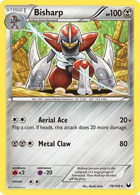 Bisharp (79) card from Dark Explorers