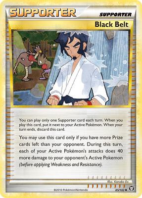Black Belt card from Triumphant
