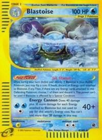 Blastoise (4) card from Expedition