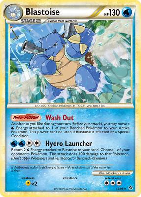 Blastoise card from Unleashed