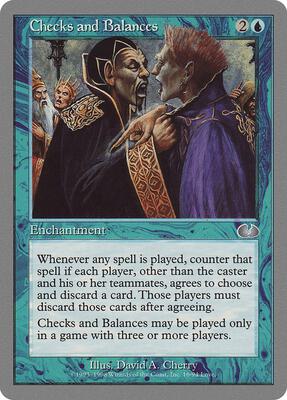 Checks and Balances card from Unglued