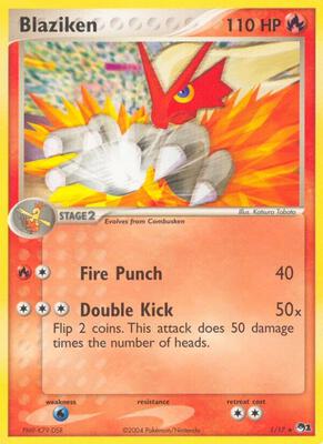 Blaziken card from POP Series 1