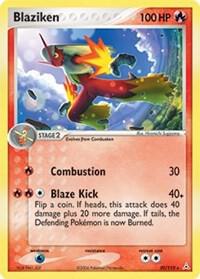 Blaziken card from EX Holon Phantoms