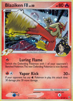 Blaziken FB card from Supreme Victors