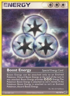 Boost Energy card from EX Deoxys