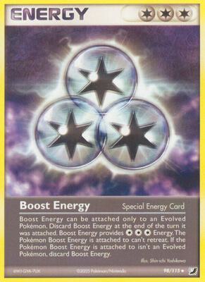 Boost Energy card from EX Unseen Forces