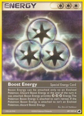 Boost Energy card from EX Dragon Frontiers